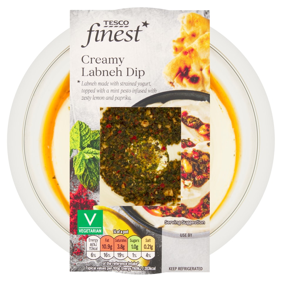 Tesco Finest Creamy Labneh Dip 160g