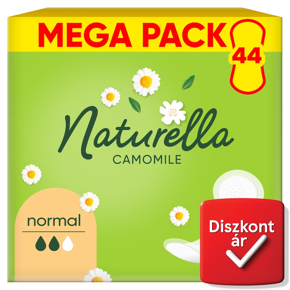 Naturella X Normal Camomile Tisztasági Betét44  1. kép