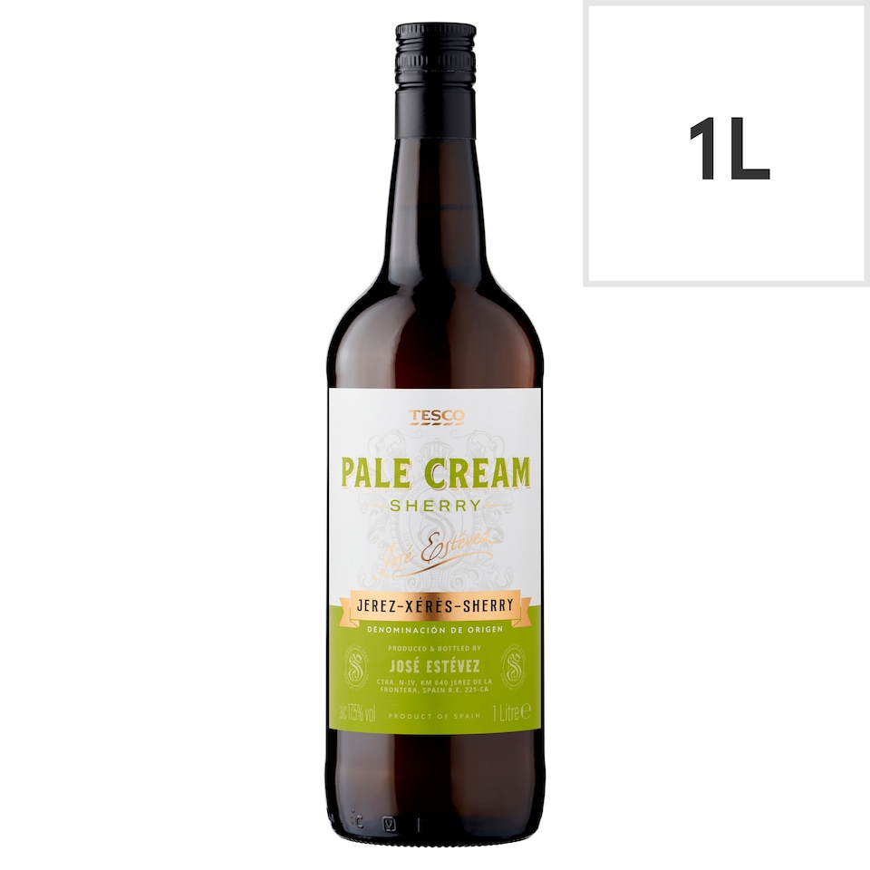 Tesco Pale Cream Sherry 1L