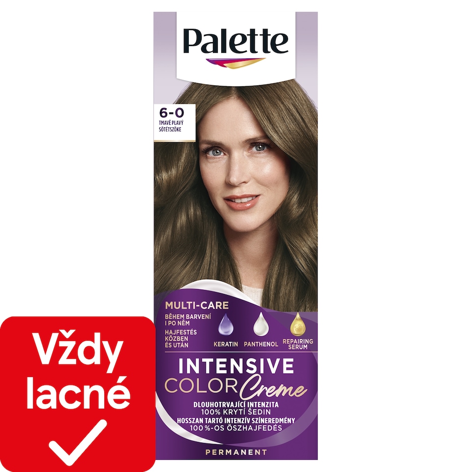 obrázok 1 z Palette Intensive Color Creme farba na vlasy Tmavoplavý 6-0
