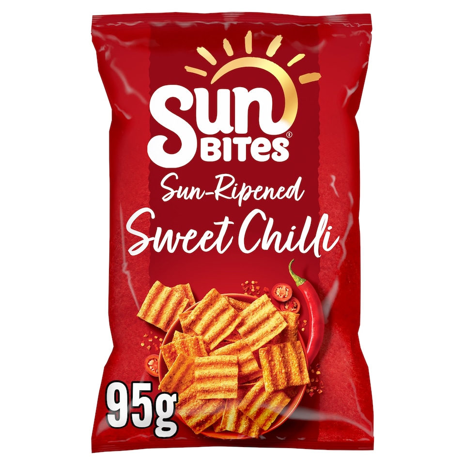image 1 of Sunbites Sweet Chilli Sharing Bag Crisps 95g