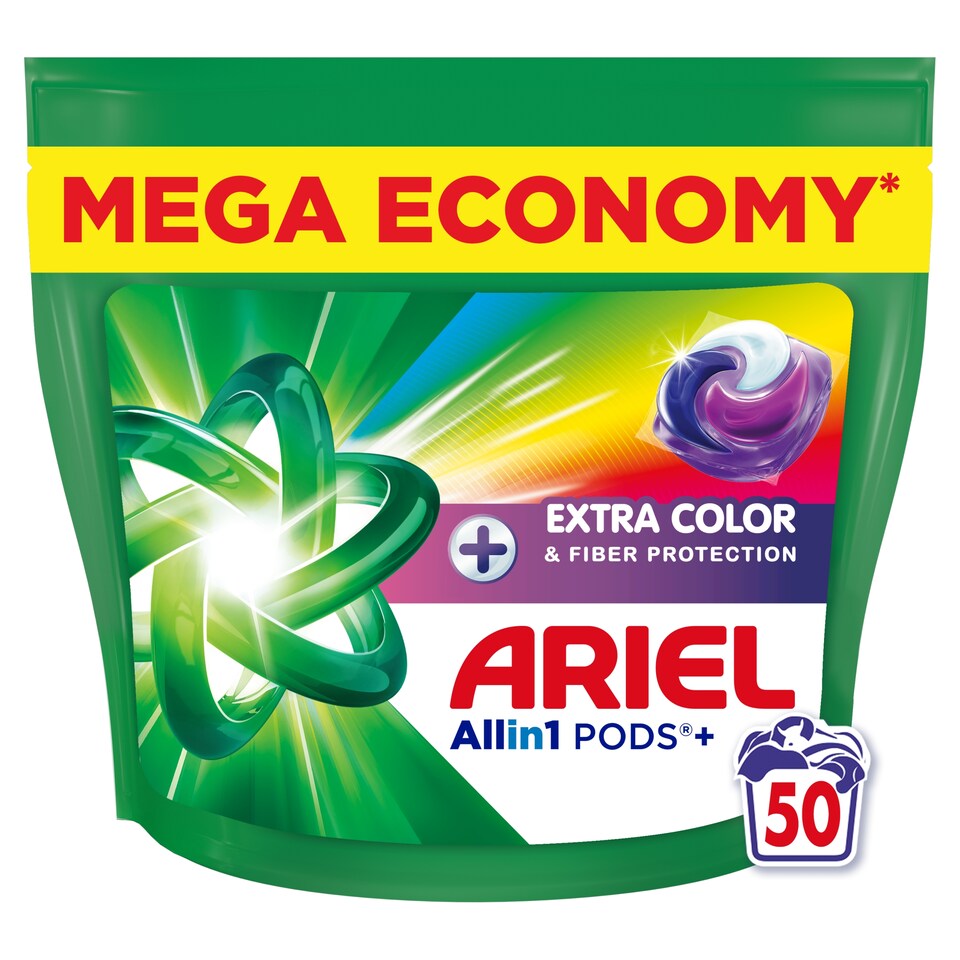 Obrázek 1 pro produkt Ariel Allin1 PODS +, Kapsle Na Praní S Tekutým Prostředkem, 50 Praní