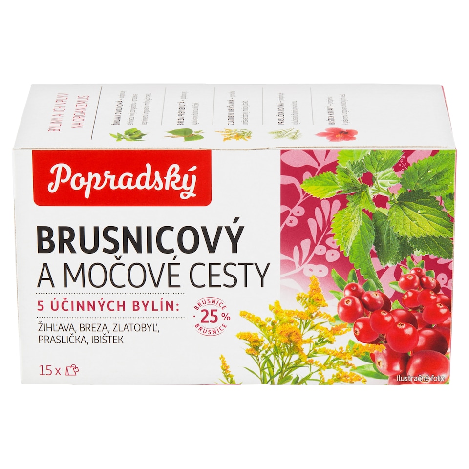 obrázok 1 z Popradský Brusnicový a močové cesty bylinný čaj 30 g