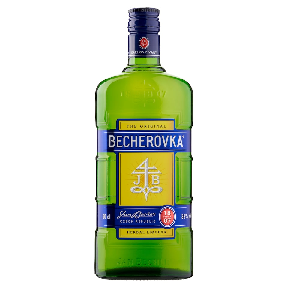 Becherovka Bylinný likér 38 % 50 cl
