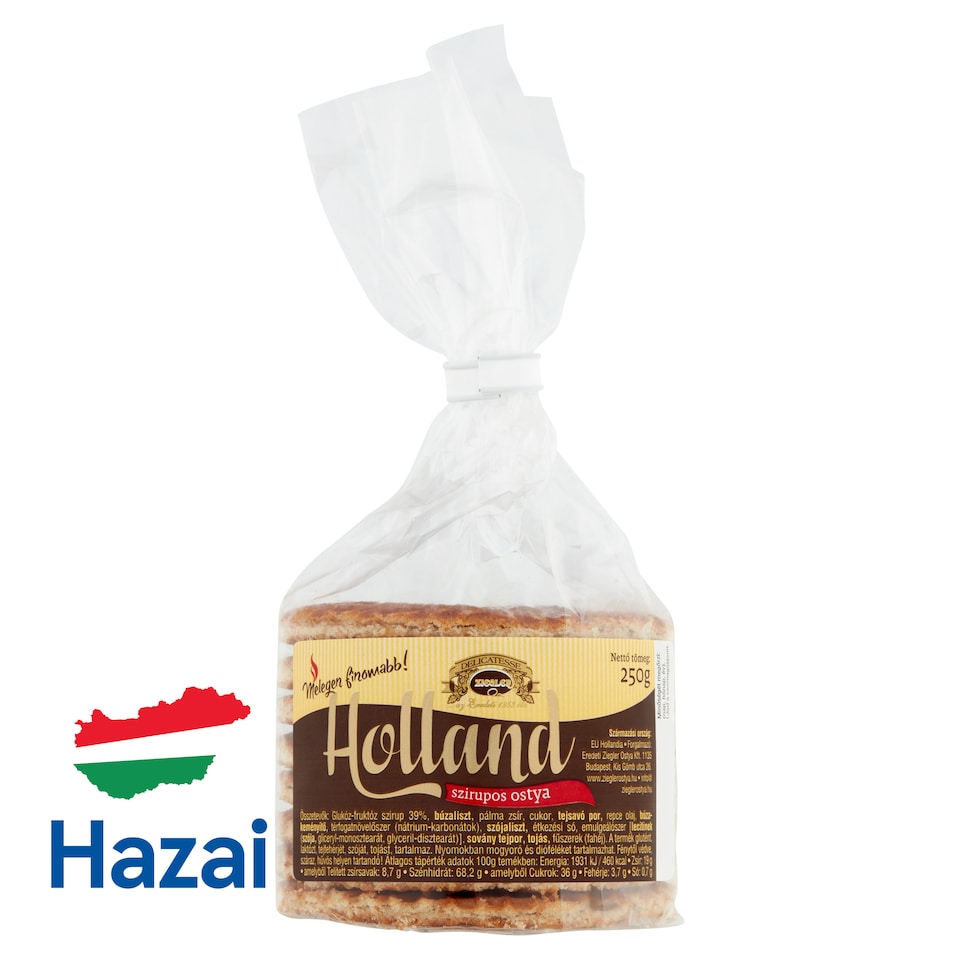 Ziegler Holland szirupos ostya 250 g 1. kép