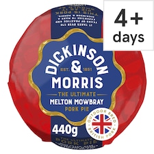 Dickinson & Morris Large Melton Mowbray Pork Pie 440G