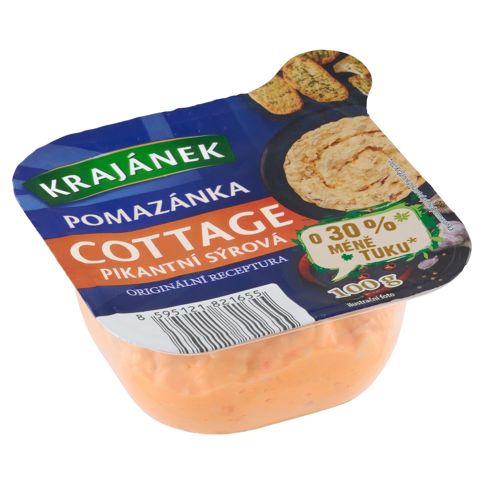 Obrázek 1 pro produkt Krajánek Pomazánka cottage pikantní sýrová 100g