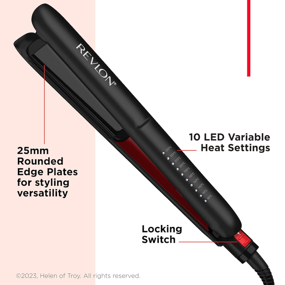 image 1 of Revlon Smoothstay Coconut Oil Infused Straightener
