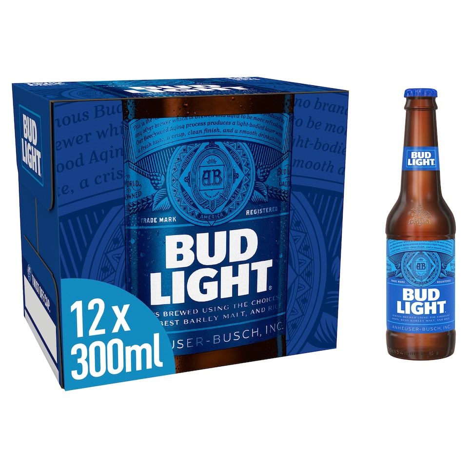 image 1 of Bud Light 12 X 300Ml