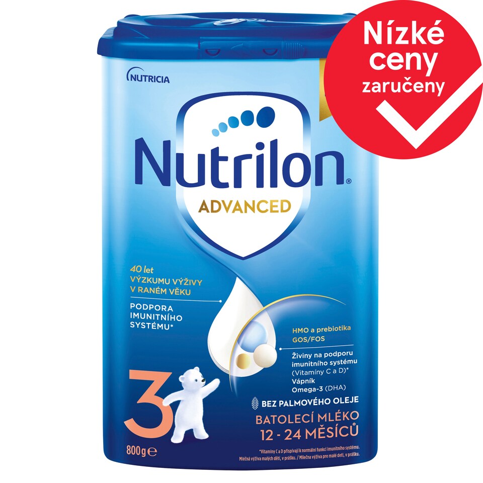 Obrázek 1 pro produkt Nutrilon Advanced 3 batolecí mléko od uk. 12. měsíce 800g