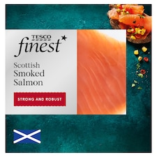Tesco Finest Scottish Smoked Salmon 120G