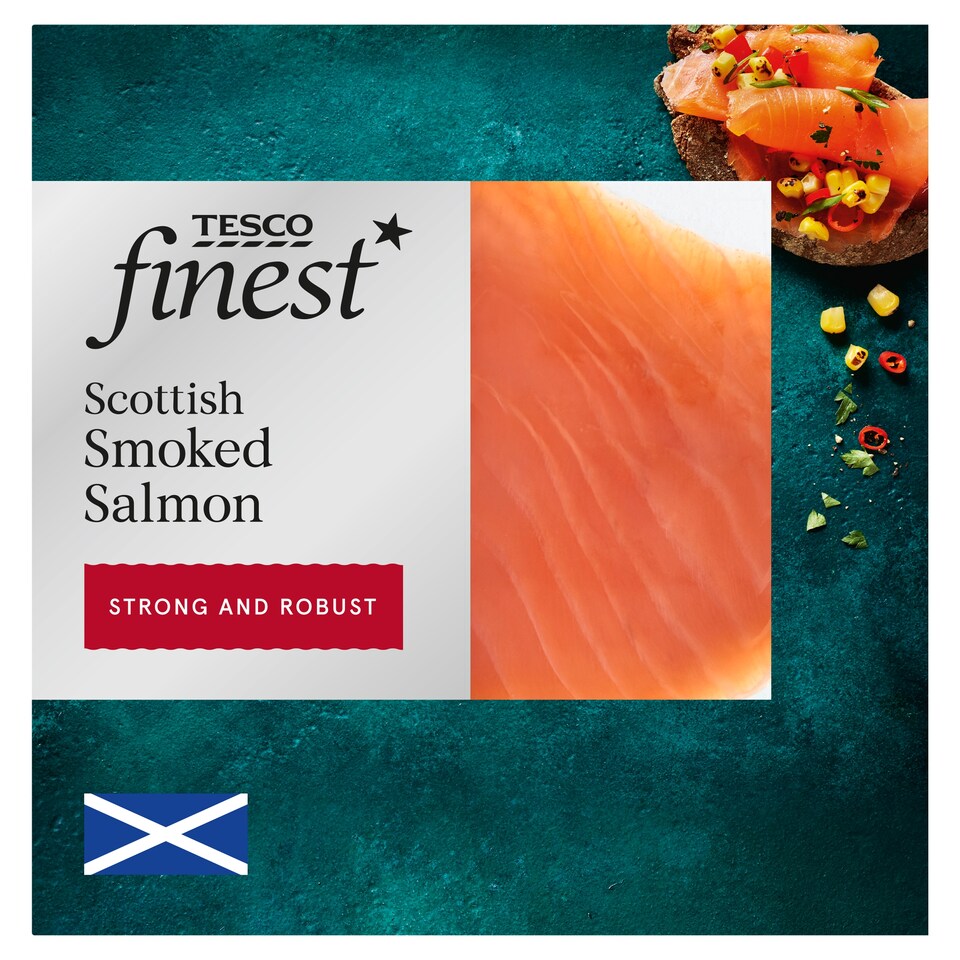 Tesco Finest Scottish Smoked Salmon 120G