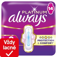 Always Platinum Sanitary Towels Super (Size 2) 14 Pads