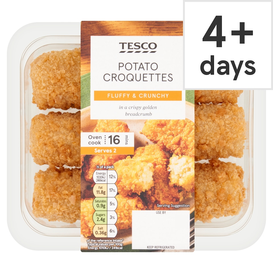 Tesco Potato Croquettes 220g