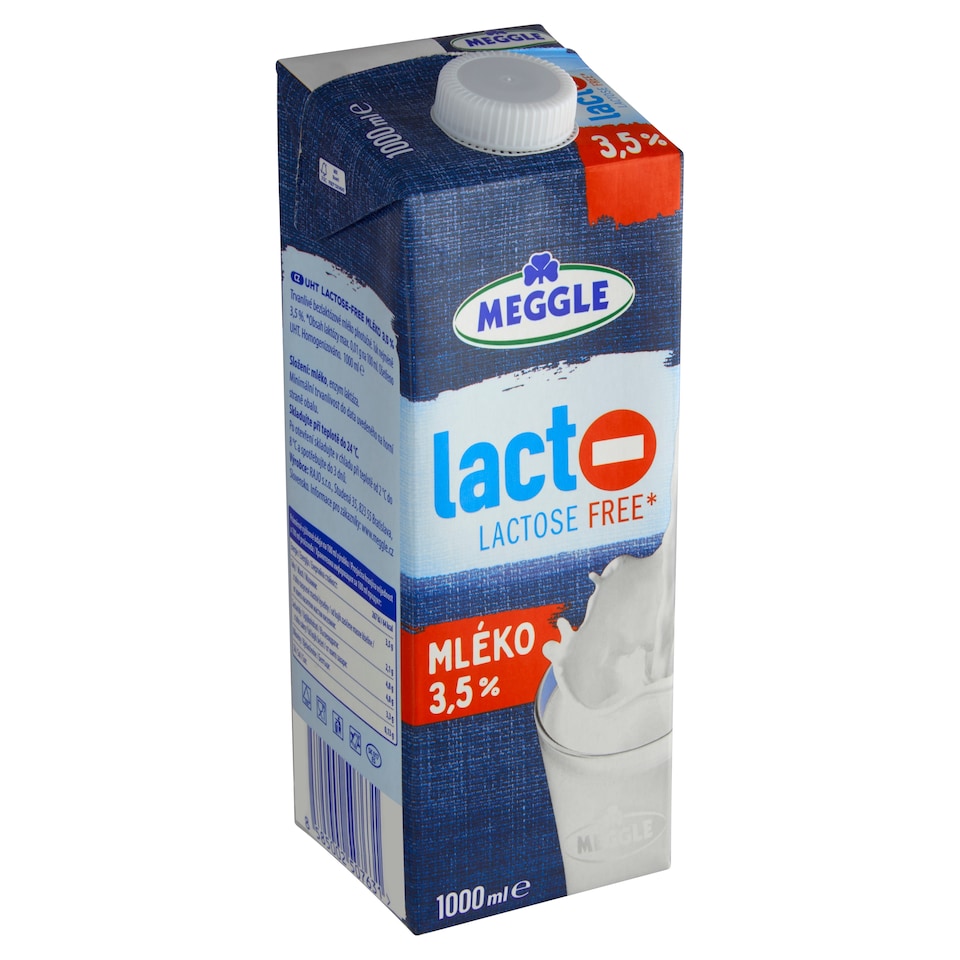 Obrázek 1 pro produkt Meggle Lactose-Free mléko 3,5% 1000ml
