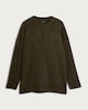 image 4 of F&F Seam Detail Long Sleeved Jumper in Olive