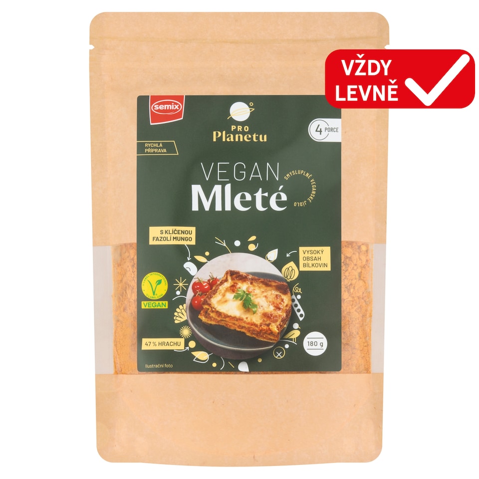 Semix Pro Planetu Vegan mleté sypká směs 180g