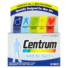 Centrum Men 50+ Multivitamins & Minerals Tablets 30s