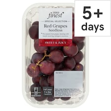 Tesco Finest Red Grapes Seedless 500G