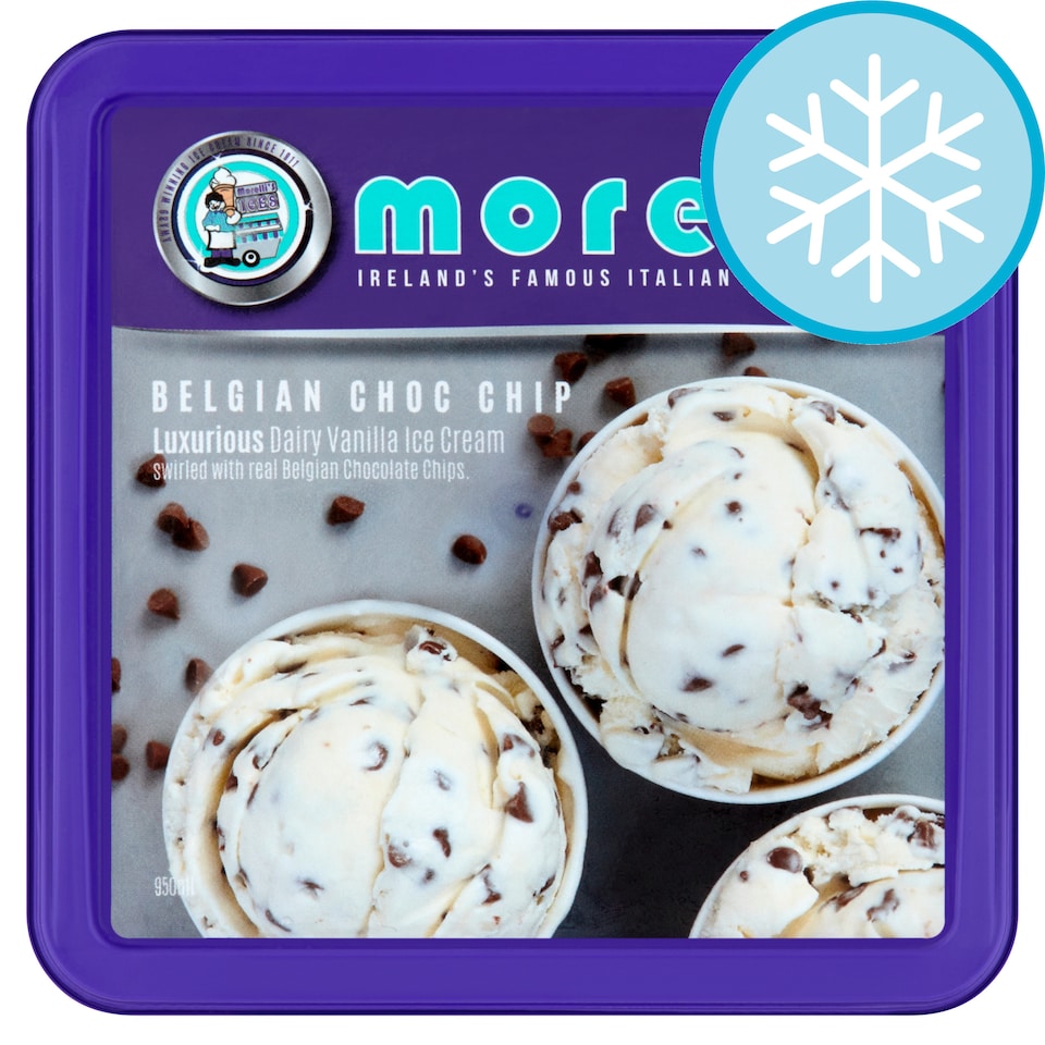 Morelli Belgian Chocolate Chip Ice Cream 950Ml