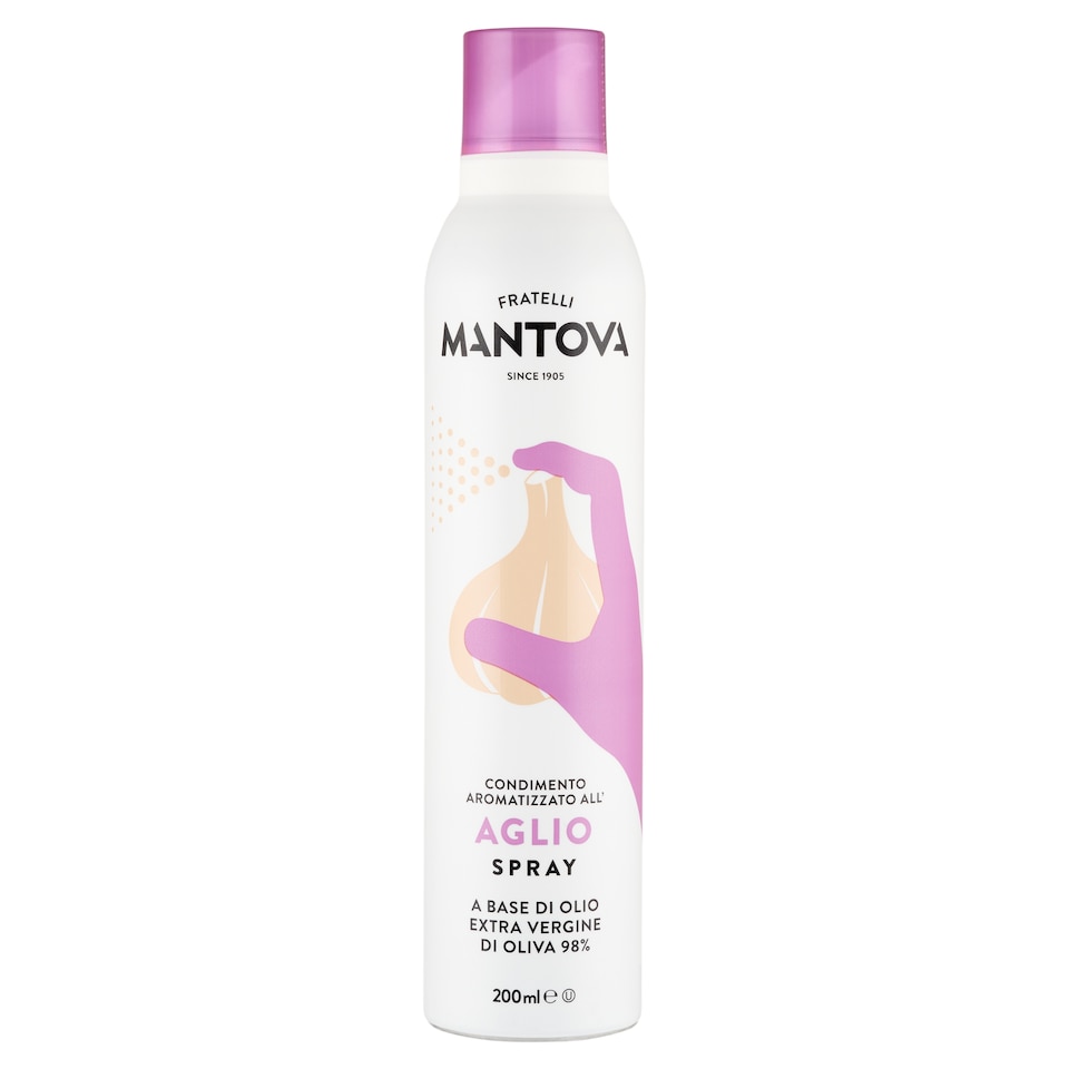 Mantova Garlic Flavored Extra Virgin Olive Oil Spray 200 ml