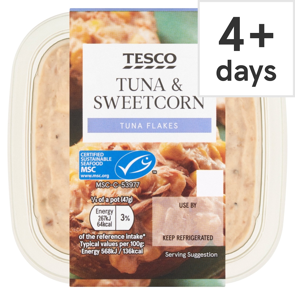 Tesco Tuna Sweetcorn Sandwich Filler 235g