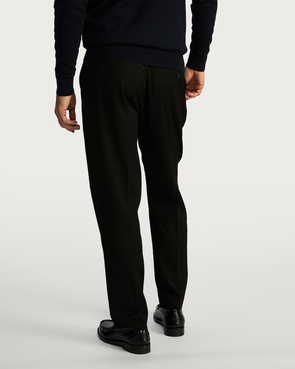 image 1 of F&F Regular Fit Tailored Formal Trousers in Black