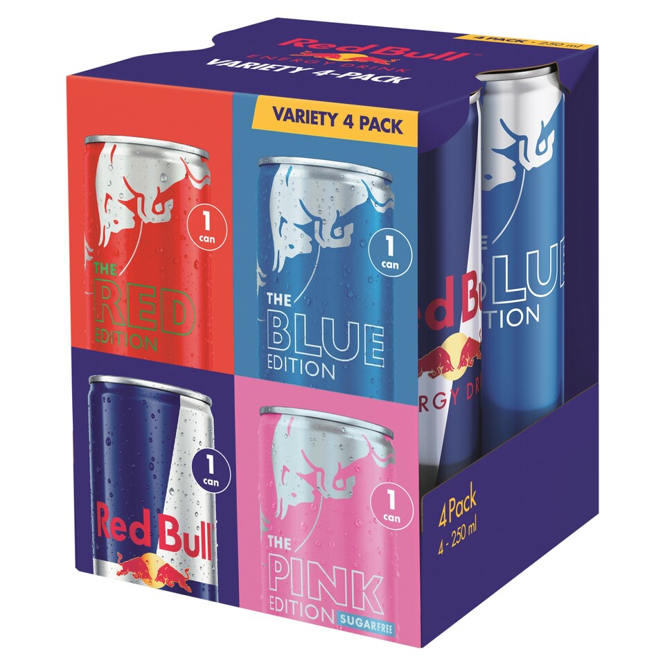 Red Bull Variety 250ml x 4 pack