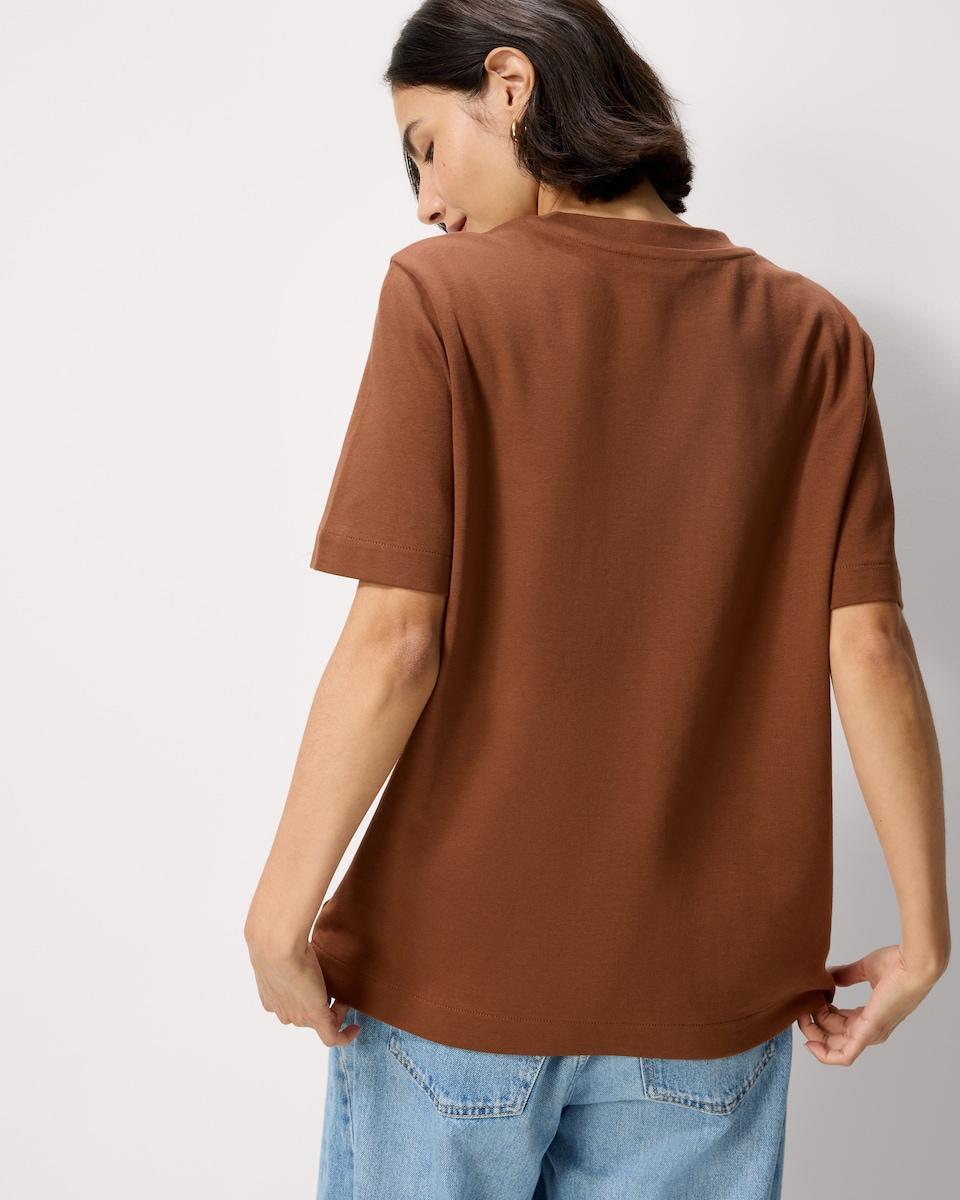 image 1 of F&F 2-Pack Pure Cotton Oversized Fit T-Shirts in Multi Brown