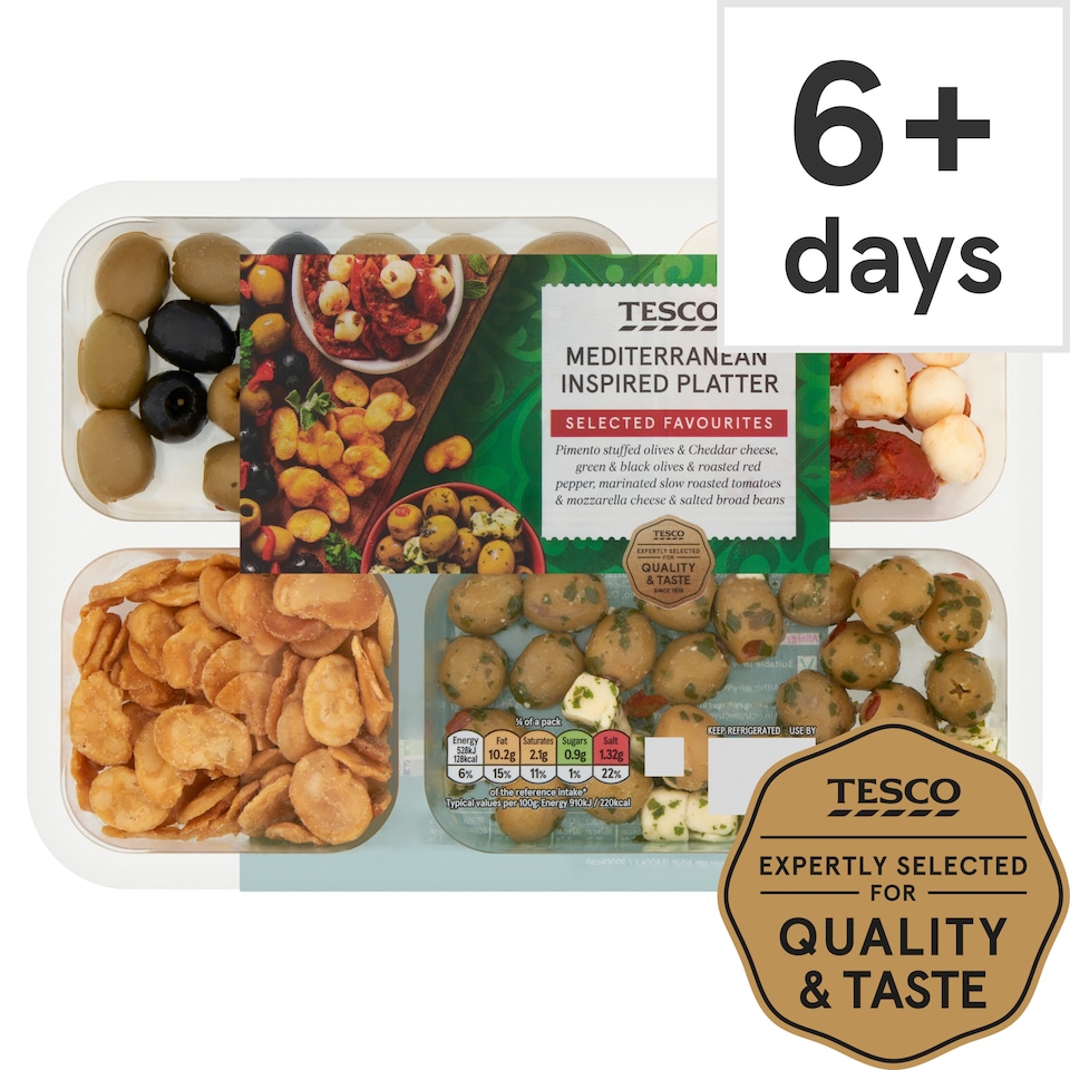 Tesco Mediterranean Inspired Platter 230G