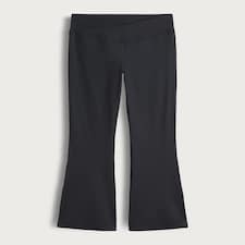 F&F Active Wrap Waist Flared Leggings in Grey