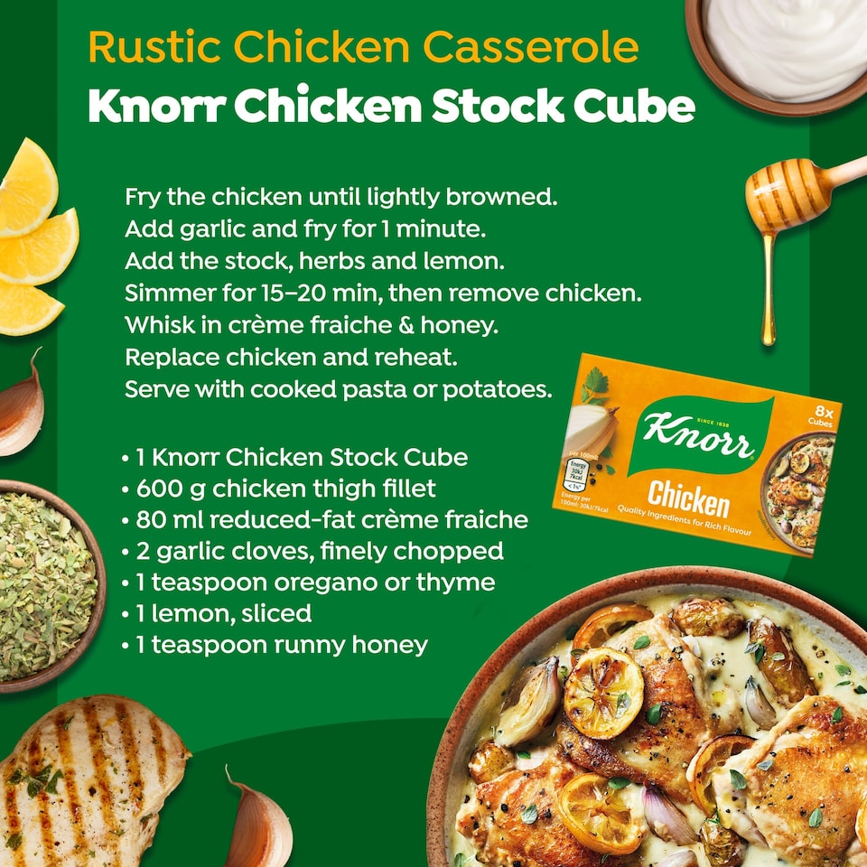 image 1 of Knorr Chicken 8 Stock Cubes 80g