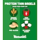 image 3 of Warburtons Thin Sliced Seeded Protein Bagels 4 Pack