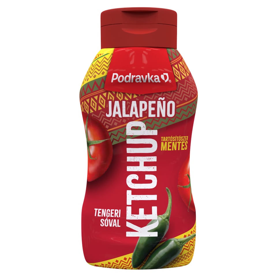 Podravka csípős ketchup jalapeno paprikával 500 g