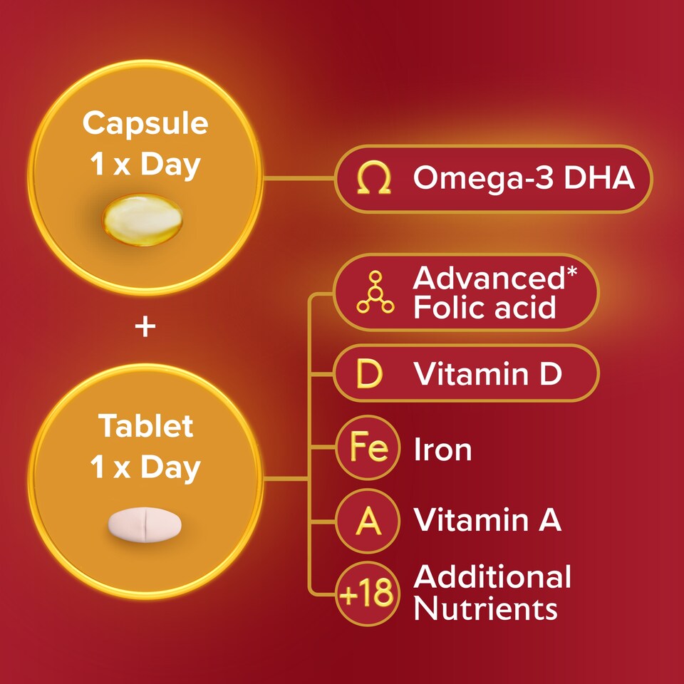 image 1 of Seven Seas Breastfeeding Vitamins 28 capsules + 28 tablets