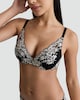 image 1 of F&F Floral Lace Underwired Bra in Black