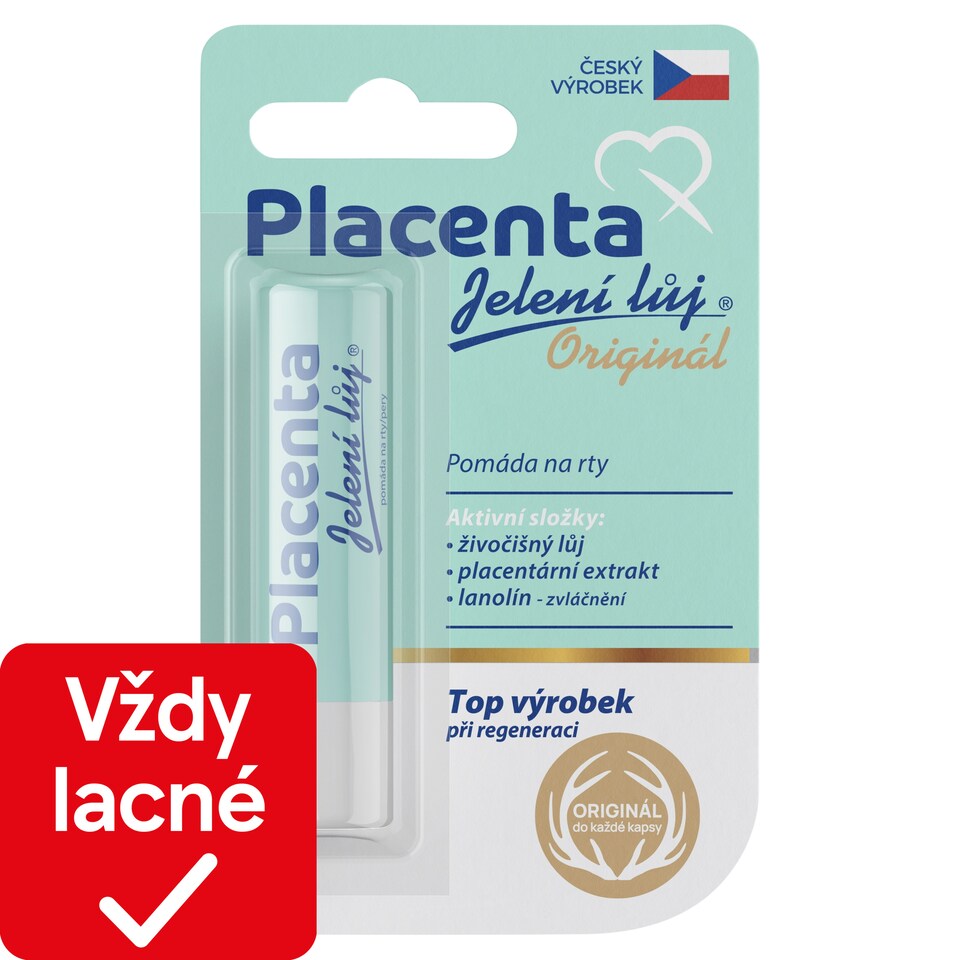Jelení Lůj Placenta pomáda na pery