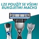 Obrázek 5 pro produkt Gillette Mach3 Náhradní Holicí Hlavice Pro Muže,Gillette Se 3 Břity