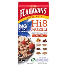 Flahavans Hi 8 Muesli 1Kg No Added Sugar