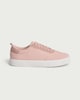 image 1 of F&F Canvas Lace Up Trainers in Pink