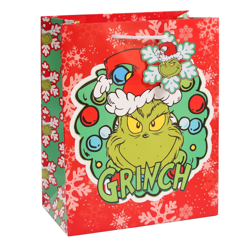 Grinch Large Christmas Gift Bag