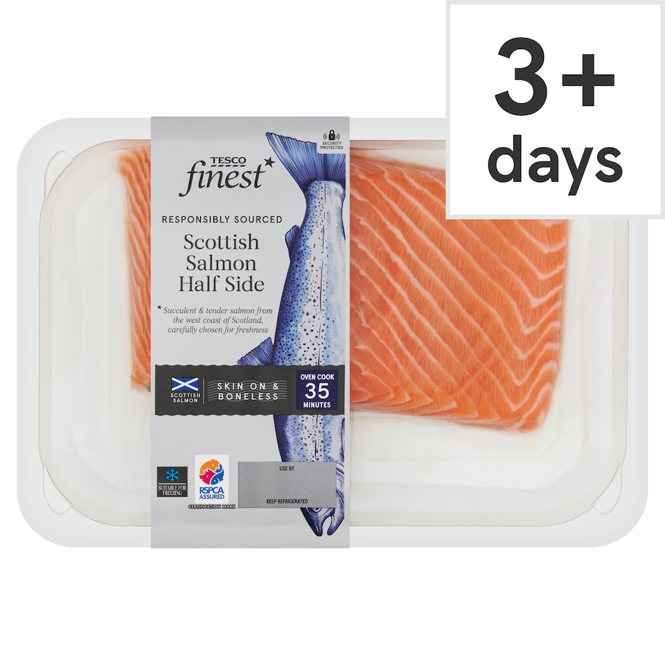 Tesco Finest Scottish Salmon Half Side 500g