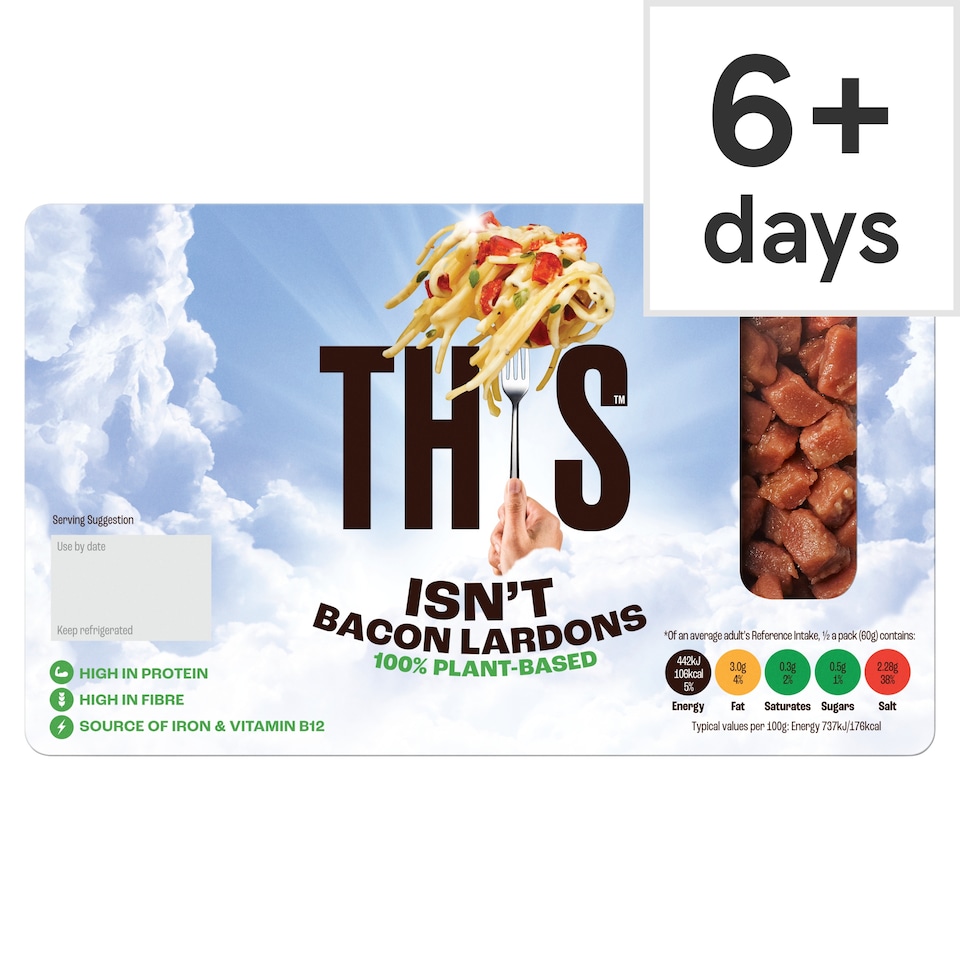 This Isn't Bacon Plant Based Lardons 120G