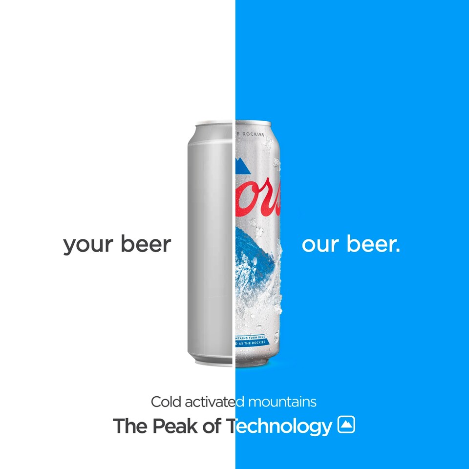 image 1 of Coors Lager Beer Can 4 x 568ml 
