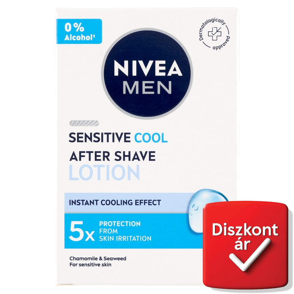 NIVEA MEN Sensitive Cool after shave lotion 100 ml  1. kép