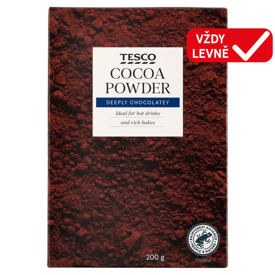 Tesco Reduced Fat Cocoa Powder 200g
