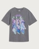 image 4 of K-Pop Demon Hunters Pure Cotton Huntrix T-Shirt in Grey