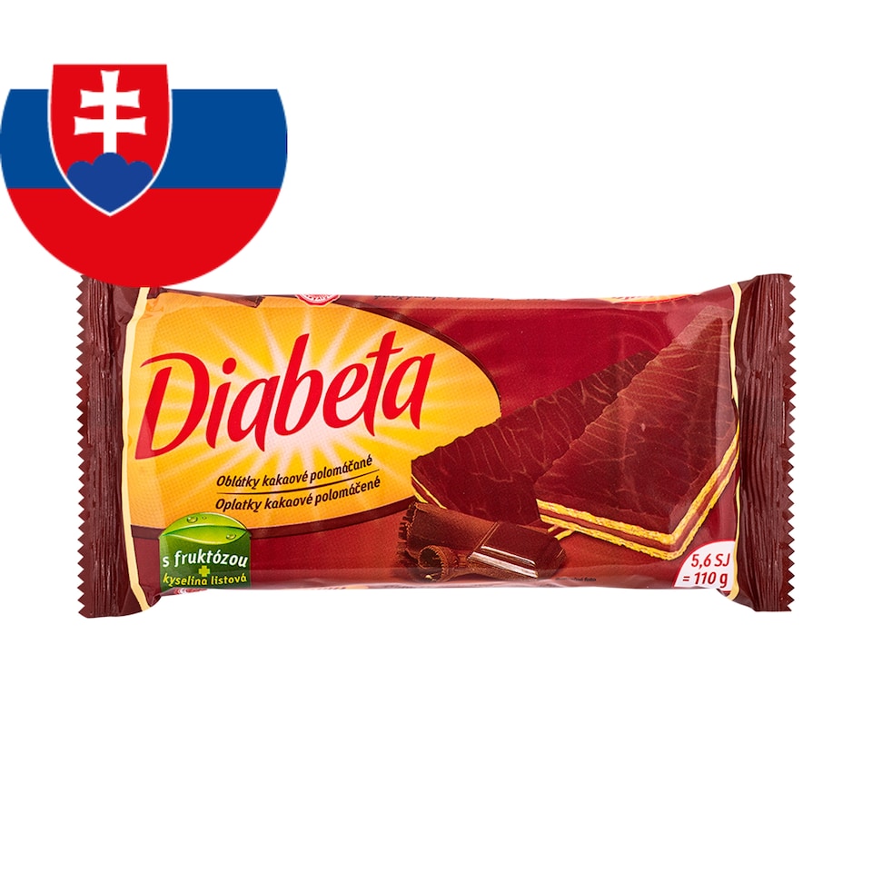 Diabeta oblátky kakaové polomáčané