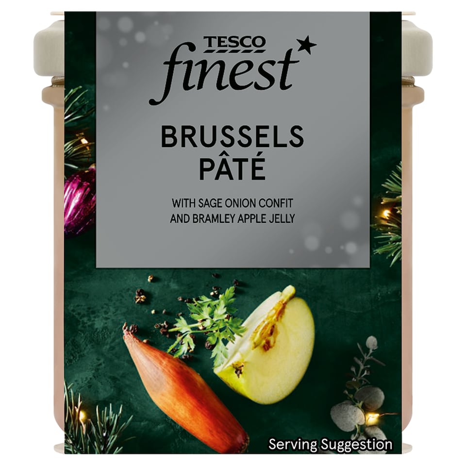 Tesco Finest Brussels Pate with Apple Jelly 125g