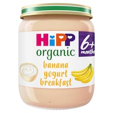 Hipp 4 Month Organic Banana Yoghurt Breakfast 125G